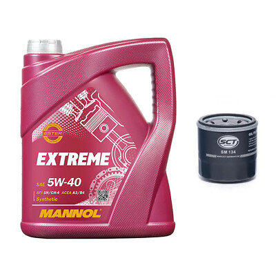 Inspektionskit MANNOL Extreme 5W-40 für Renault Espace Iv 3.5 V6 Clio Iii 2.0