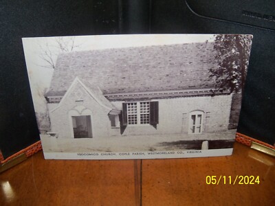 1940-50s Yeocomico Church Cople Parish Westmoreland Co VA Virginia photo card