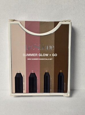 NEW Trestique Summer Glo + Go Mini Summer Essentials Set Stick Crayon Pencil