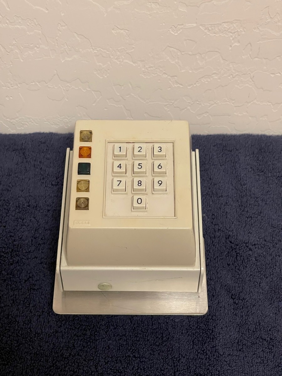 DeLorean ORIGINAL PART Back to the Future DeLorean Time Machine Keypad Time Circuits Prop