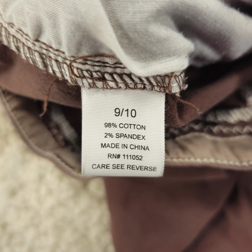 Maurices Womens Jean Shorts Cuffed Brown Size 9/10 32x3 Mid-Rise Denim - Image 3 of 4