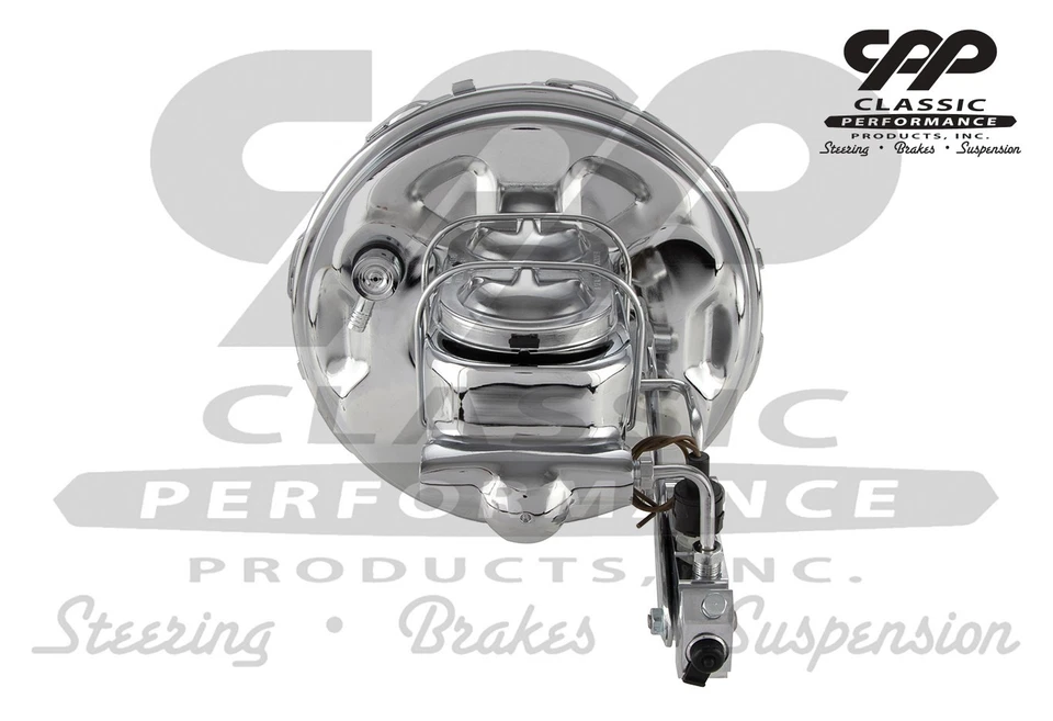 67 72 Buick Skylark Oldsmobile 442 Completo Cromo 11" Kit de refuerzo de freno eléctrico Foto 4 de 4