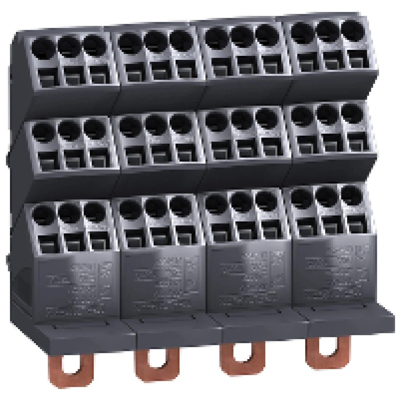Prism set distribution block 4-pole PrismaSeT LVS04034