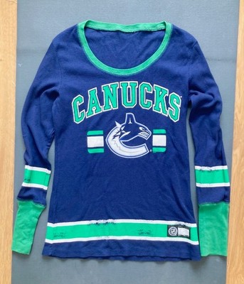 Vancouver Canucks NHL Hockey Official Jersey, blue, green & white