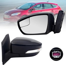 Driver Side Mirror Compatible With Ford Focus 2015-2018 With Turn Signal Light M