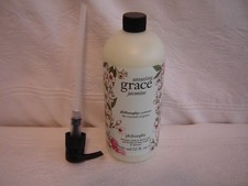 NEW SEALED Philosophy Amazing Grace Jasmine Shampoo Shower Gel Bubble Bath 32 oz