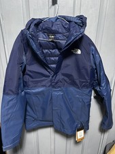 The North Face New DryVent Down Triclimate Jacket Shady Blue Navy Size M 3 in 1