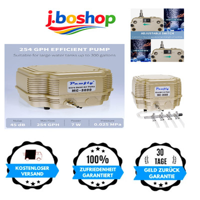 Pawfly 7 W Aquarium Luftpumpe 16 L min 4 Auslassöffnungen