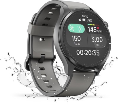 Hama Smartwatch 9000   Anthrazit Smartwatch mit Telefonfunktion, Bluetooth, Dual