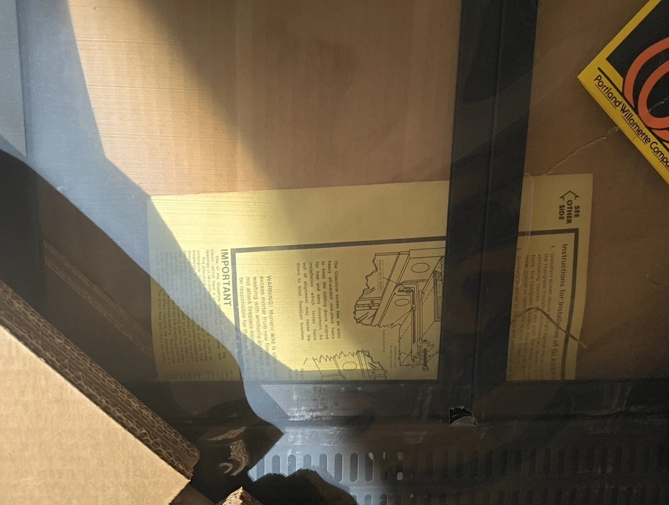 Glassfyre Classic Glass Fireplace Doors, BiFold 40.5"W x 31"H.  - Image 3 of 4