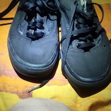 VANS Old Skool Black Lace-Up Canvas Low Top Sneakers