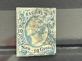 Sachsen Mi Nr. 13 gestempelt .