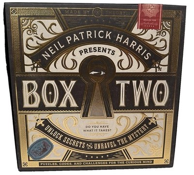 Box Two Neil Patrick Harris Theory 11 Mystery Puzzle Game 2024 COMPLETE!