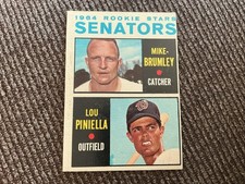 1964 Topps - Rookie Stars Lou Piniella Rookie Card #167 (RC) Mike Brumley