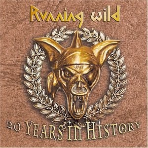 RUNNING WILD - 20 Years In History: Best Of - 2 CD - Original Recording VG