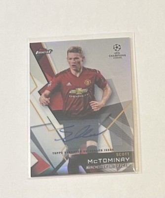 Scott McTominay Auto 2018-19 Topps Finest UCC Manchester United