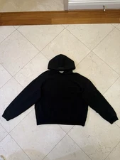 Fear of God Essentials Black Hoodie Size Large