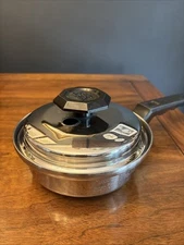 Vintage Kitchen Craft 7” Sauce Pan T304 Stainless 5 Ply With LID Made in USA