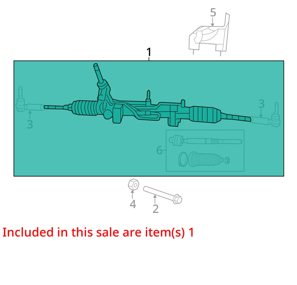 Jeep Patriot 2013 cremallera de dirección y piñón OEM 87 k millas - LKQ417625447 Foto 4 de 4