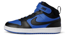 Nike Court Borough Mid 2 Little Kids' Shoes GAME ROYAL/BLACK-WHITE Size 2Y