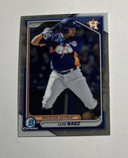 Luis Baez 2024 Bowman Chrome Prospects #BCP-248 Houston Astros