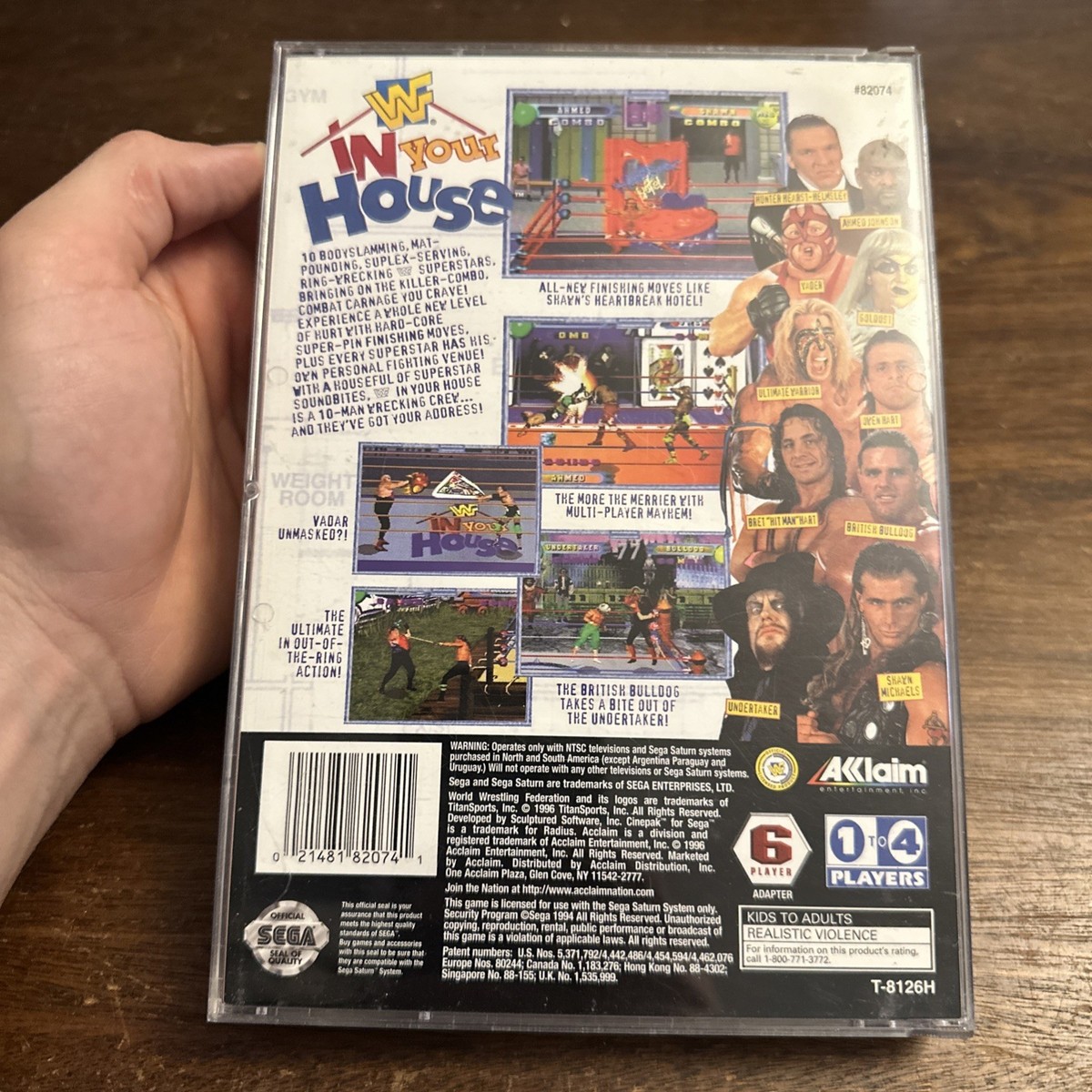 WWF: In Your House (Sega Saturn, 1996) for sale online | eBay
