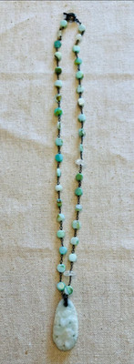 Mikia Natural Stone Necklace Turquoise Blue
