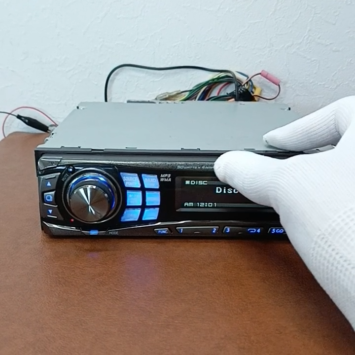 Alpine CDA-9857Ji 1DIN Car Audio CD AUX Head Unit Used Tested