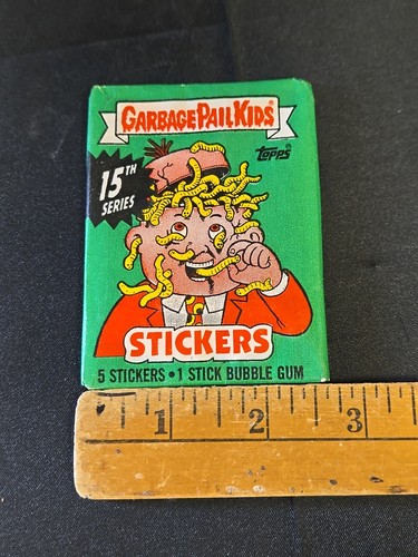 VTG 1988 Topps Garbage Pail Kids Series 5 Stickers 1 Bubblegum Wax Pack SEALED - Picture 4 of 12