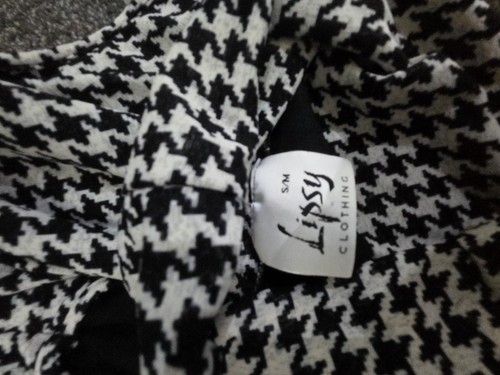 Gingham Check Lipsy Belted Roll Neck Wiggle Dress Size Small Medium 10 - Picture 8 of 11