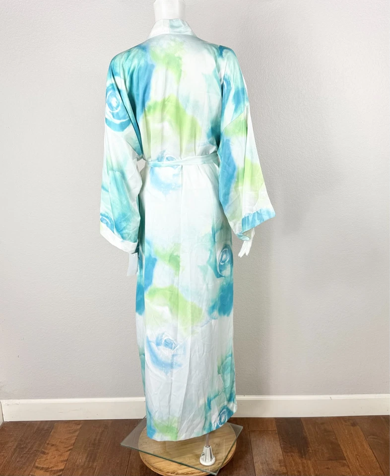 NATORI Robe Satin Floral Print NEW NWT Size Large - NTSF - Image 4 of 4