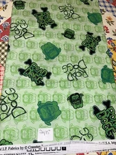 WORLD WRESTLING FEDERATION 1999 FABRIC ROAD DAWG VIP 2 Yards 15”  Cotton