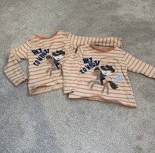 Boys Long Sleeve Top Age 12-18 Months Twins Bundle Pack of 2