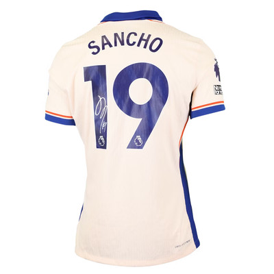 2024-25 Chelsea Jadon Sancho EPL Match Issued Signed Shirt MWS