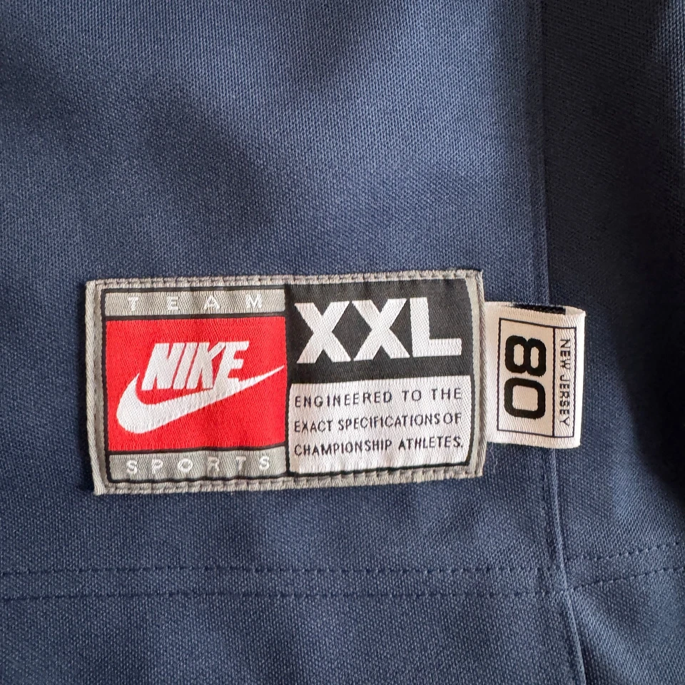 Jaqueta Nike New Jersey Nets Vintage Rewind NBA Throwback Azul Warm-Up Masculina XXL - Imagem 2 de 4
