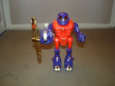 Lote Starriors #63 1985 Tomy Vintage Robot Slice/Juntas apretadas/No funciona