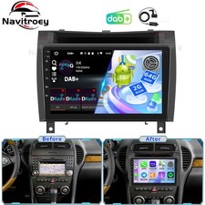 DAB+ F&uuml;r Mercedes-Benz SLK R171 2004-2011 Android 15 Autoradio CarPlay GPS Navi