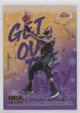 2018-19 Panini NBA Hoops Get Out the Way Winter LeBron James #GOW-3 0i1b
