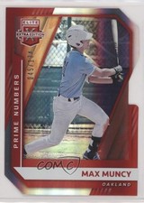 2021 Panini Elite Extra Edition Prime Numbers C Die-Cut 45/174 Max Muncy #25 v1x