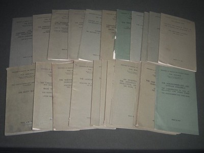 1923-1937 FUEL RESEARCH & NATIONAL COAL RESOURCES BULLETINS LOT OF 25 - WR 231