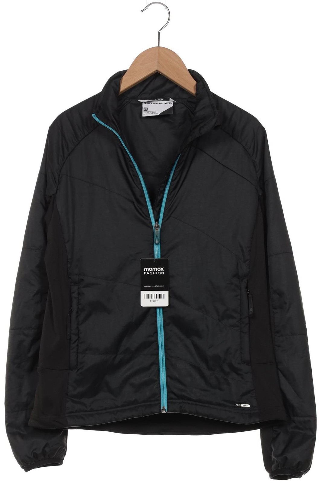 SALOMON giacca donna giacca anorak jacket cappotto corto taglia XS nero #bvqagvr