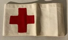 WWII WW2 Original US Army Military Medic Red Cross Armband with Serial Numbers