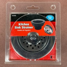 K5450 Keeney 3.5" Stainless Steel Kitchen Sink Strainer Basket Chrome Finish