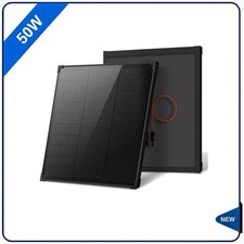 50W 12V Solar Panel Monocrystalline Off-Grid Battery Power RV Home Boat Camping