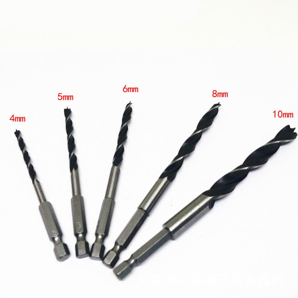 5 Pcs Bit Set Multi-material Drill Bits Efficient Wood Drilling Tool