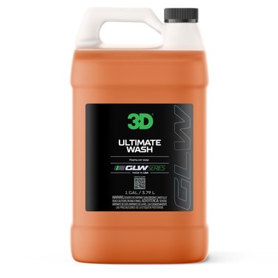 3D Ultimate Wash - 1 Gallon - pH Neutral Car Soap 128 Fl Oz (Pack of 1)
