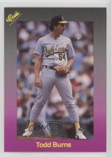 1989 Classic Update Purple Travel Edition Todd Burns #171 0n8