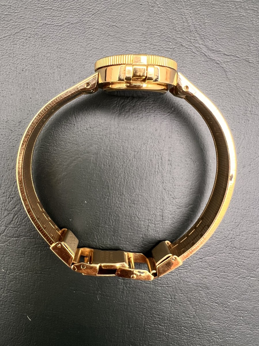 Vintage 1985 Seiko Golden Nefertiti Bangle Quartz Ladies Watch