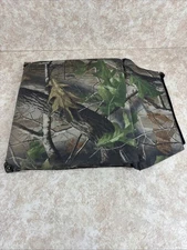 Camouflage Hunting Seat Cushion Realtree Hardwood Pattern w/Zipper No Vest