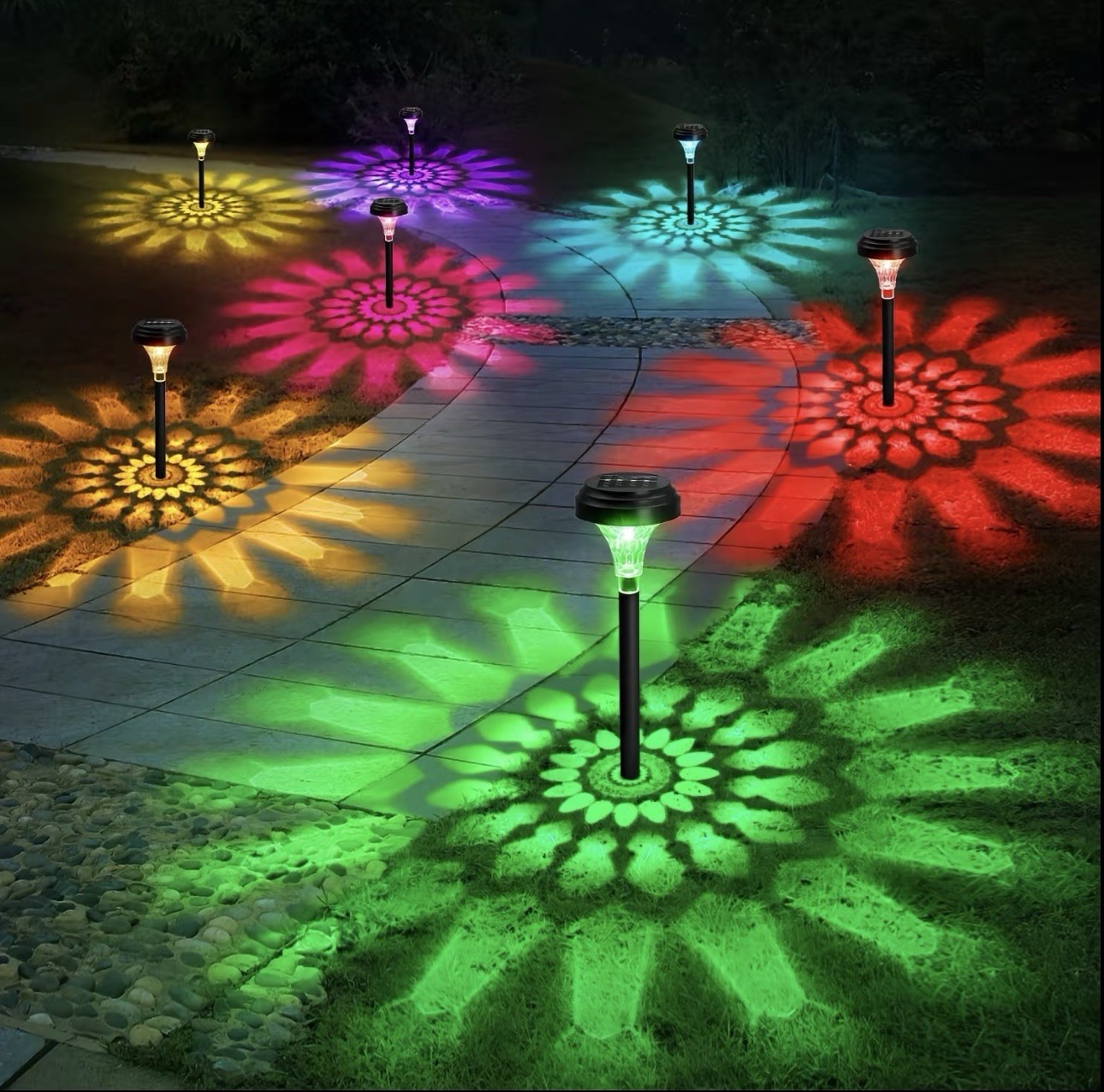 Solar Outdoor Garden Lights Decor